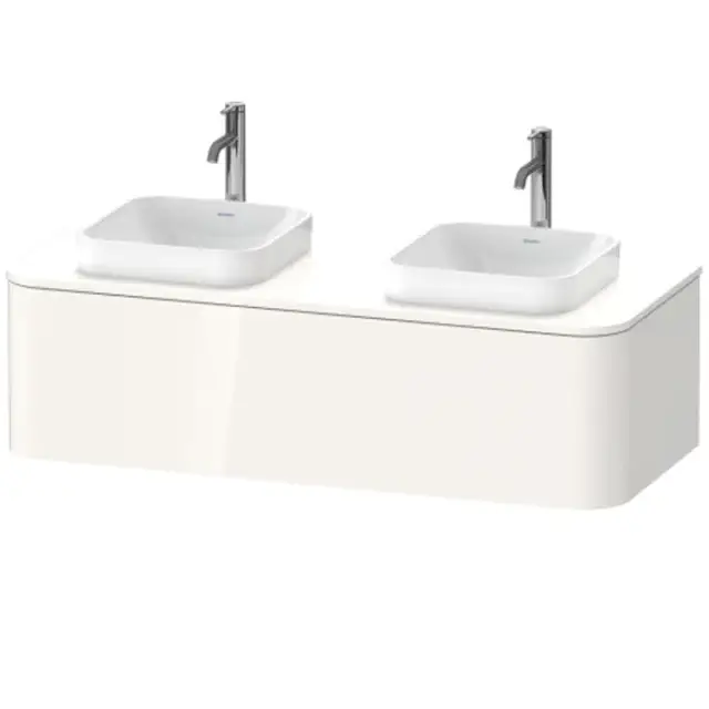 Duravit Happy D.2 Plus Столешница 16x130xh55 cм, для тумбы, цвет белый глянцевый HP032KB2222