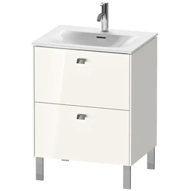 Duravit Brioso Тумба напольная под раковину, 68,5x62xh47,9 cм, цвет White High Gloss BR451002222