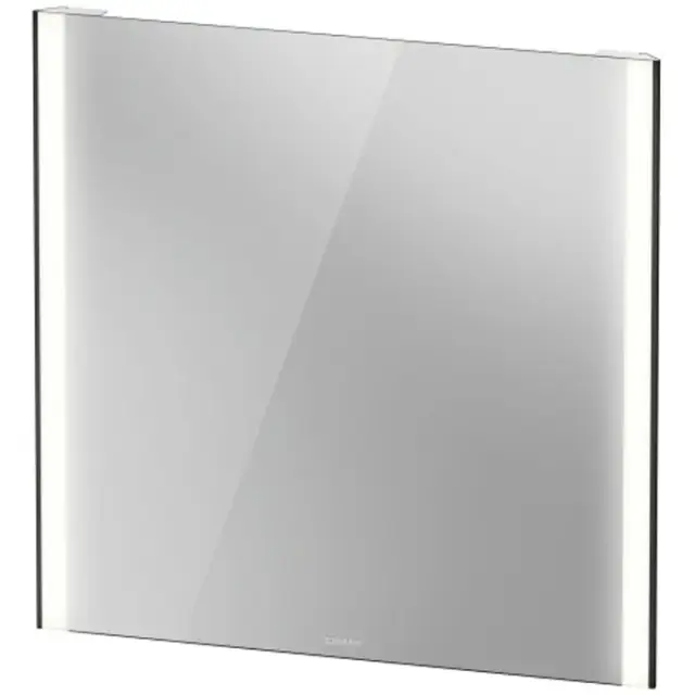 Duravit XViu Зеркало с подсветкой 80x82xh4 cм, сенсорное управление, цвет черный матовый XV70320B2B2