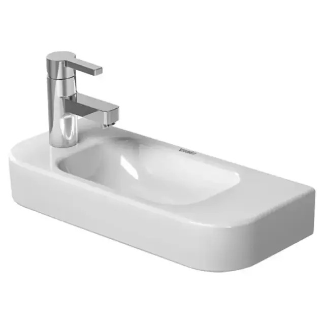 Duravit Happy D.2 Раковина 50х22 см, слева SX, без слив перелива, цвет белый 711500009