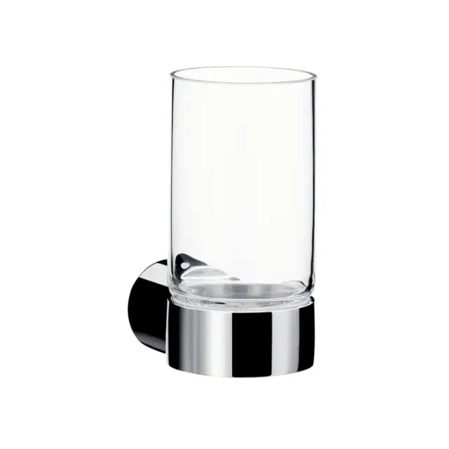 Emco Fino Стакан подвесной, прозрачное стекло, цвет хром 8420 001 00