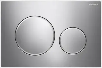 Geberit Sigma 20 Кнопка смыва для инсталляции, пластик цвет: хром глянцевый, окантовка хром матовый 115.882.KH.1
