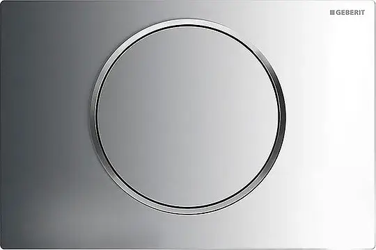 Geberit Sigma 10 Кнопка смыва для инсталляции, 1 режим, цвет: нержавеющая сталь 115.758.SN.5