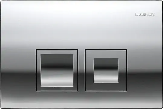 Geberit Delta 50 Кнопка смыва для интсалляции, пластик, цвет: хром глянцевый 115.135.21.1