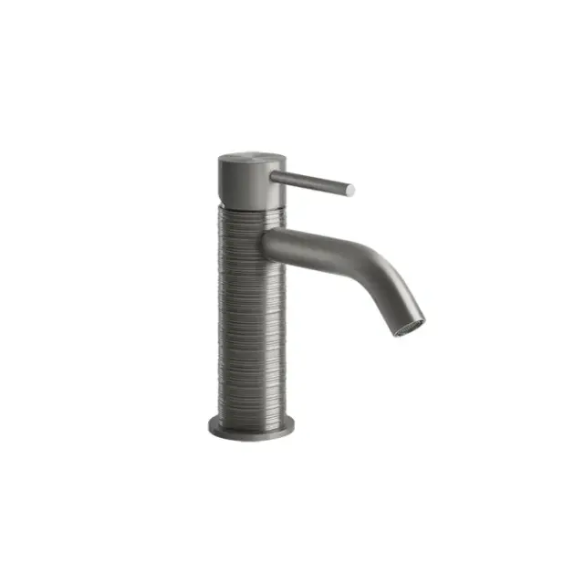 Gessi 316 Смеситель для раковины без донного клапана однорычажный, цвет: steel brushed 54302#239