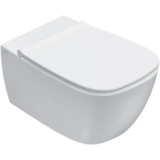 Globo Genesis Унитаз подвесной безободковый, с креплением 36x55 см, цвет: белый глянцевый GNS02BI