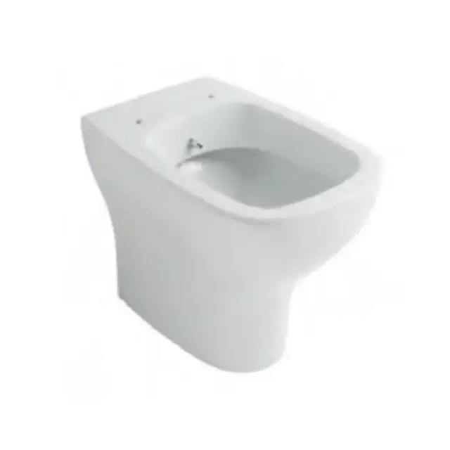 Globo Genesis Унитаз приставной с функцией биде, с креплением, 37x57 см, цвет: белый глянцевый GEB01BI