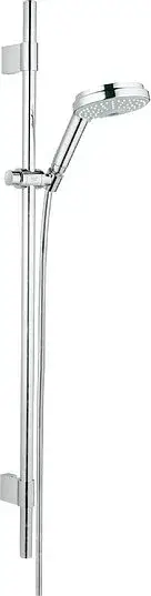 Grohe Rainshower Cosmopolitan 130 Душевой гарнитур: лейка 3 вида струи, штанга, шланг, цвет: хром 28762001