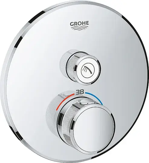 Grohe Grohtherm SmartControl Термостатический смеситель для душа, внешняя часть, цвет: хром 29118000