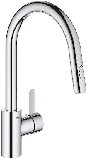 Grohe Eurosmart Cosmopolitan Смеситель для кухни, с выдвижным изливом, цвет: хром 31481001