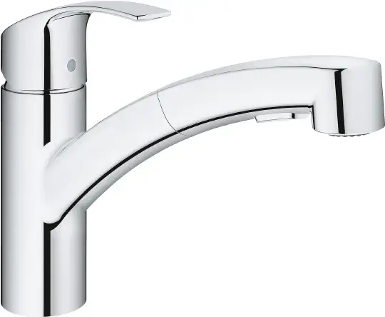 Grohe Eurosmart Смеситель для кухни, выдвижной излив, цвет: хром 30305000