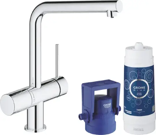 Grohe Blue Minta New Pure Смеситель для кухни, с фильтром, цвет: хром 31345002