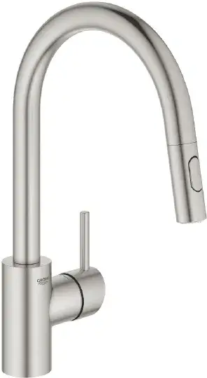 Grohe Concetto Смеситель для кухни, с выдвижным изливом, цвет: суперсталь 31483DC2
