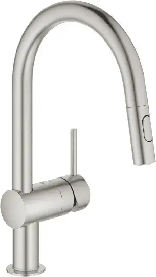 Grohe Minta Смеситель для кухни, с выдвижным изливом, цвет: суперсталь 32321DC2
