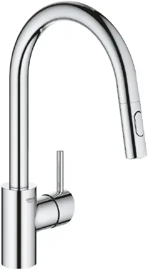Grohe Concetto Смеситель для кухни, с выдвижным изливом, цвет: хром 31483002