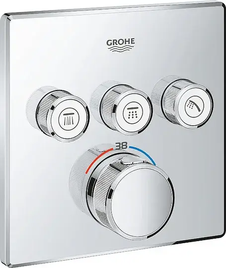 Grohe Grohtherm SmartControl Термостатический смеситель для душа, внешняя часть, цвет: хром 29126000