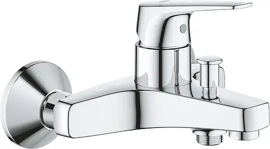 Grohe BauFlow Смеситель для ванны накладной, цвет: хром 23601000
