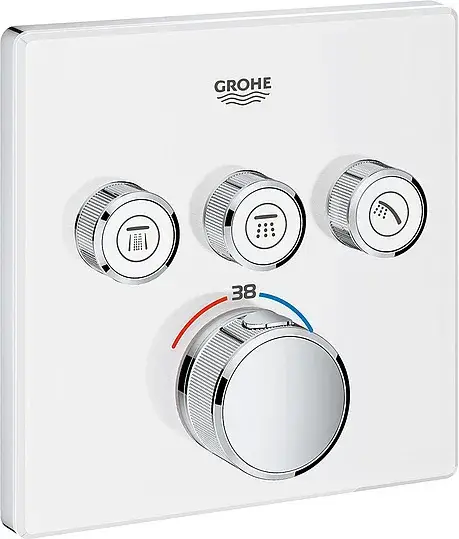 Grohe Grohtherm SmartControl Термостатический смес. для душа встраив., внеш. часть, цвет: белая луна 29157LS0