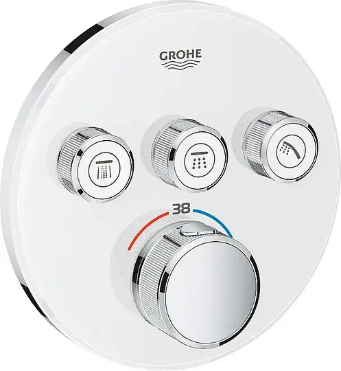 Grohe Grohtherm SmartControl Термостатический смес. для душа встраив., внеш. часть, цвет: белая луна 29904LS0