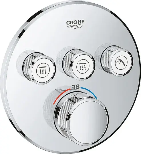 Grohe Grohtherm SmartControl Термостатический смеситель для душа, внешняя часть, цвет: хром 29121000