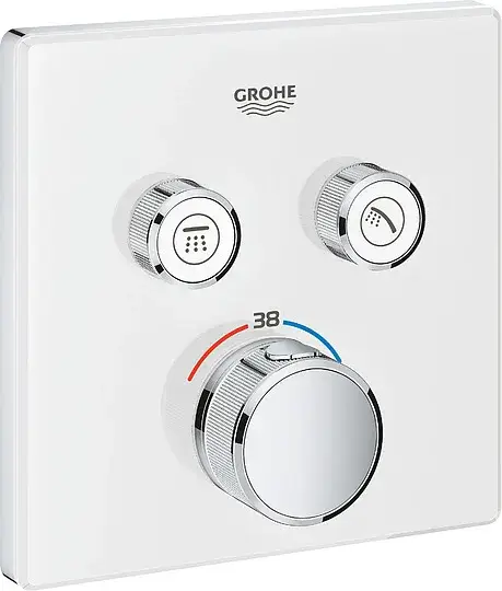 Grohe Grohtherm SmartControl Термостатический смес. для душа встраив., внеш. часть, цвет: белая луна 29156LS0