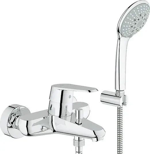 Grohe Eurodisc Cosmopolitan Смеситель для ванны, накладной, с ручным душем, цвет: хром 33395002
