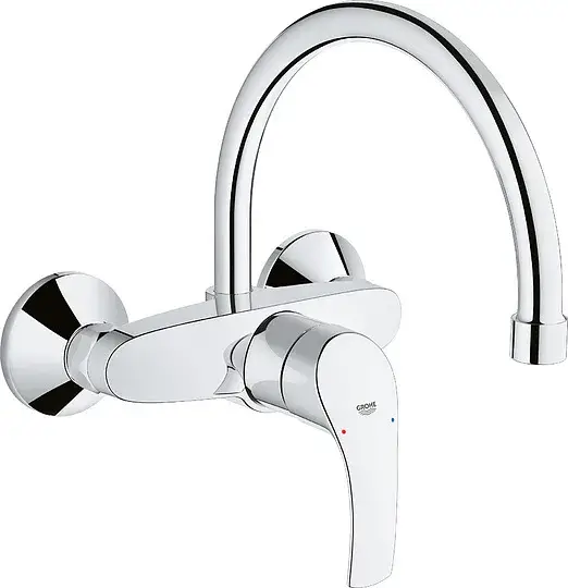 Grohe Eurosmart Смеситель для кухни, накладной, цвет: хром 32482002