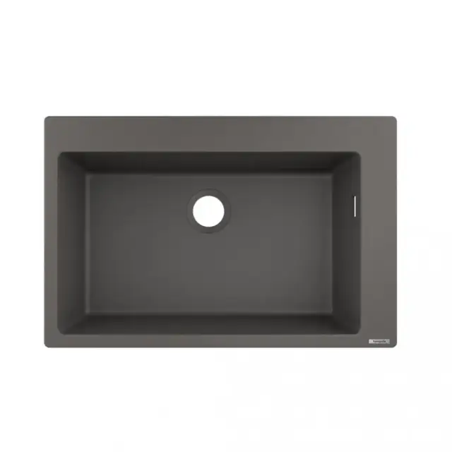 Hansgrohe S51 Кухонная мойка встраиваемая сверху 1 чаша 77x51 см, цвет: серый камень 43313290