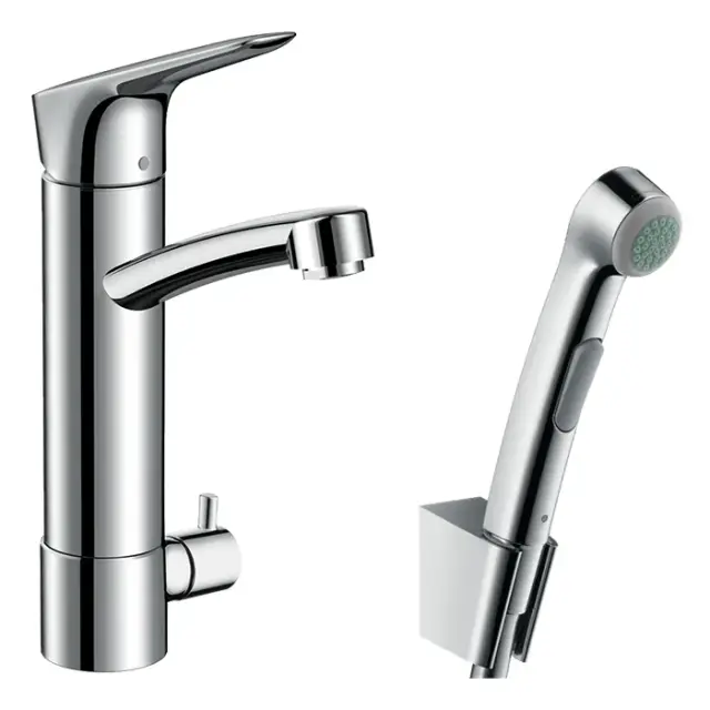 Hansgrohe Logis Смеситель для раковины однорычажный с гигиеническим душем, цвет: хром 31515000