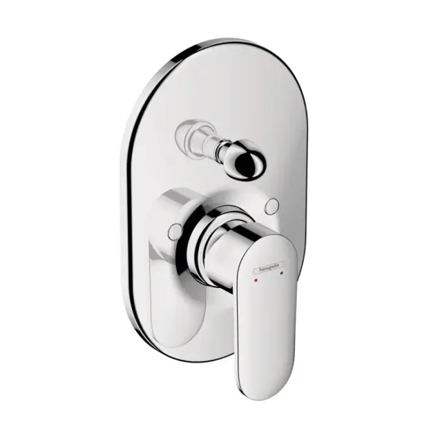 Hansgrohe Vernis Blend Смеситель для ванны встраиваемый на 2 потребителя, внешняя часть, цвет: хром 71449000