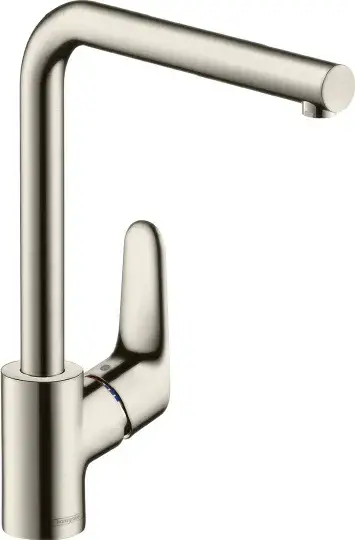 Hansgrohe Focus M44 Смеситель для кухонной мойки 280 с поворотным, цвет: нержавеющая сталь 31817800