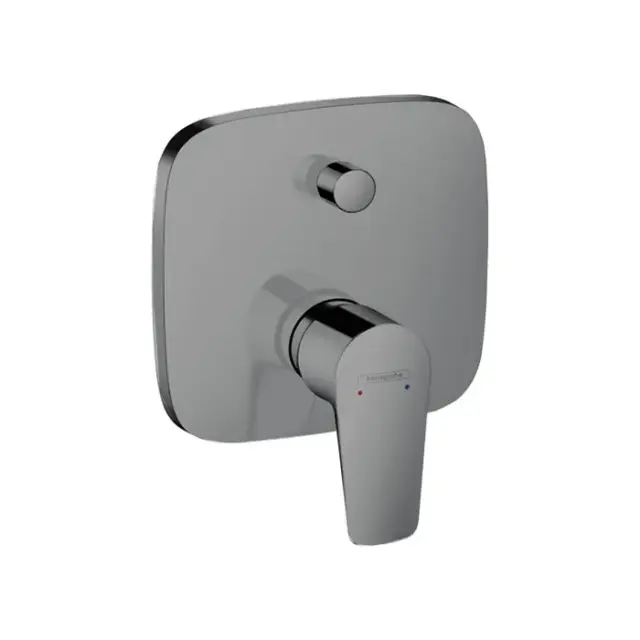 Hansgrohe Talis E Смеситель для ванны встраиваемый на 2 потребителя, цвет: шлифованный черный хром 71474340