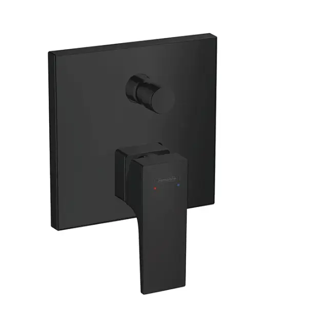 Hansgrohe Metropol Смеситель для ванны встраиваемый на 2 потребителя, цвет: матовый черный 32546670