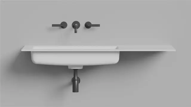 Salini Onda Plus S-Stone Раковина столешница без отверстия под смеситель, цвет: белый матовый 14022031MN