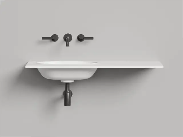 Salini Onda Edge Oval S-Stone Раковина столешница 200х70х14,6 h см, с переливом, цвет: белый матовый 14022041MN