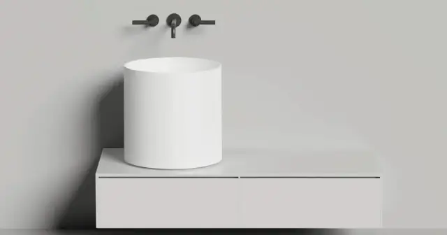 Salini Armonia Round 03 S-Stone Раковина чаша, круглая, 45х45х45h см, цвет: по RAL, матовый 130423MF