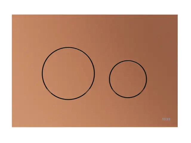 Tece Loop Кнопка смыва для унитаза, пластик, цвет: красная бронза металлик 9240937