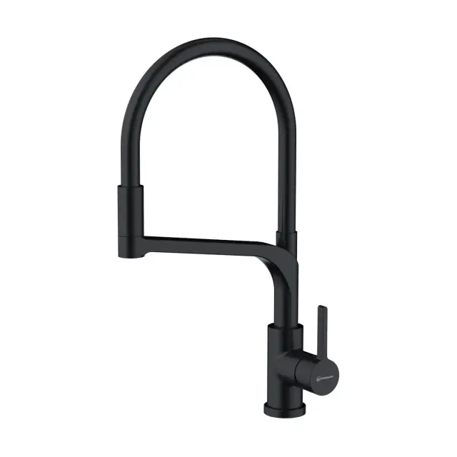Omoikiri Sinto 2 Plus-GB-BL Смеситель для кухни с гибким изл. и подкл. фильтра, графит/черный 4994377