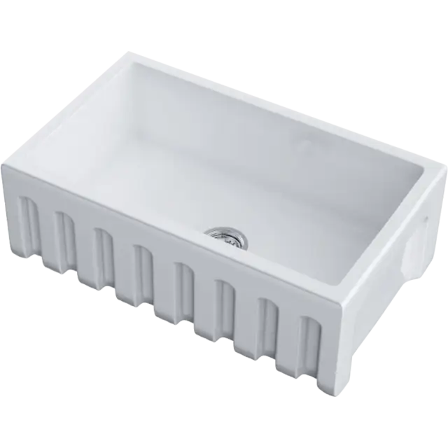 Omoikiri Mikura 76-WH Glossy Кухонная мойка Natceramic 76x46 см, цвет: белый 4993258