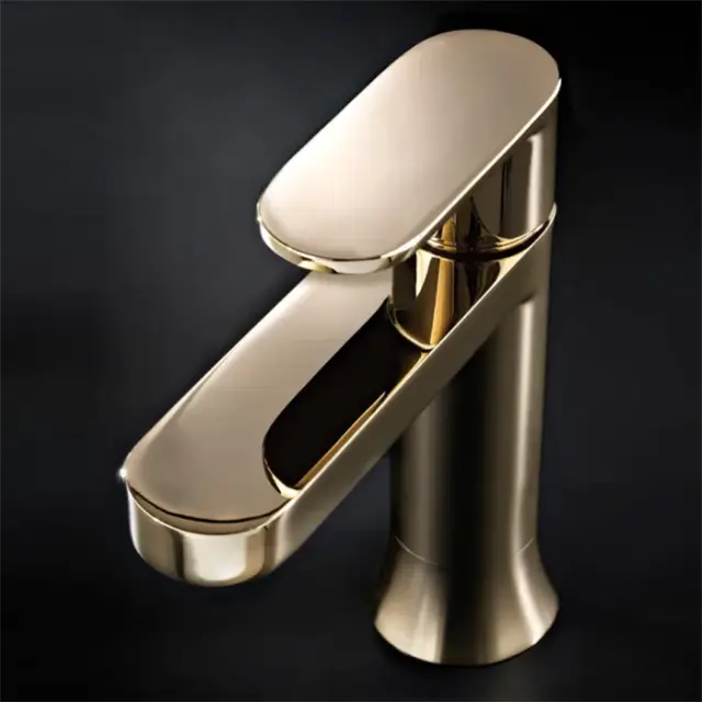 Maier Chik Смеситель для раковины, на 1 отв., цвет: золото 68 002O