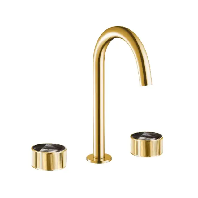 Maier Bespoke Смеситель для раковины, изл. 14,2 см, цвет: золото/mother of pearl grey 82 075J O R PG