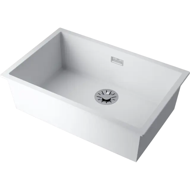Omoikiri Yamakawa 75-U/I-WH Кухонная мойка Artceramic 75,6x45,6 см, цвет: белый 4993782