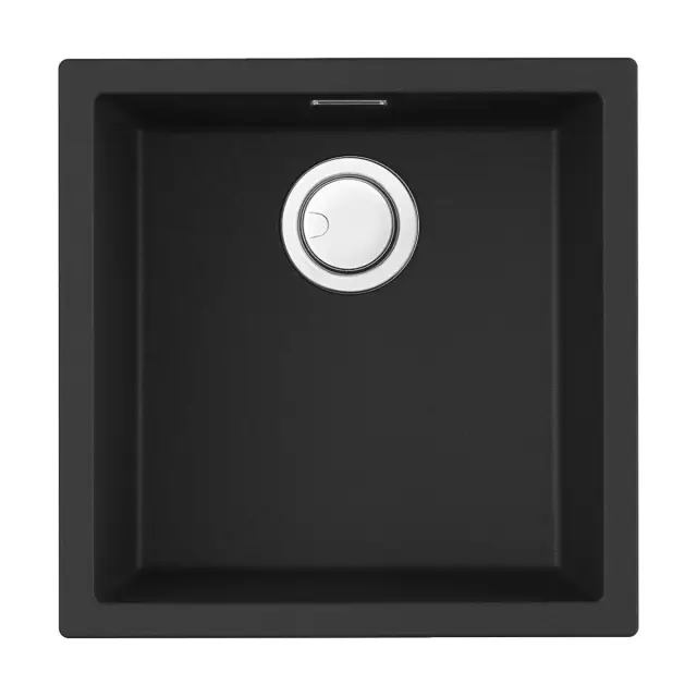 Omoikiri Yamakawa 45-U/I-GB Кухонная мойка Artceramic 45,6x45,6 см, цвет: графит 4993781