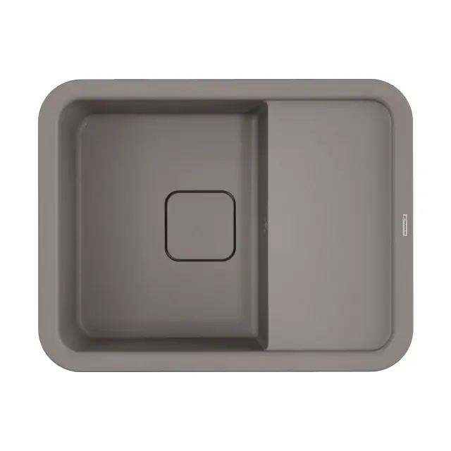 Omoikiri Tasogare 65-GR Кухонная мойка Artgranit 65x51 см, цвет: leningrad grey 4993487