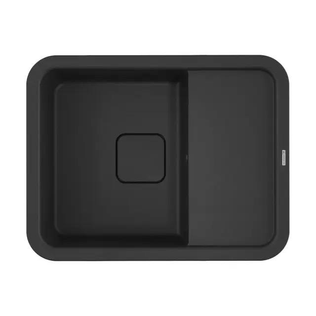 Omoikiri Tasogare 65-BL Кухонная мойка Artgranit 65x51 см, цвет: черный 4993490