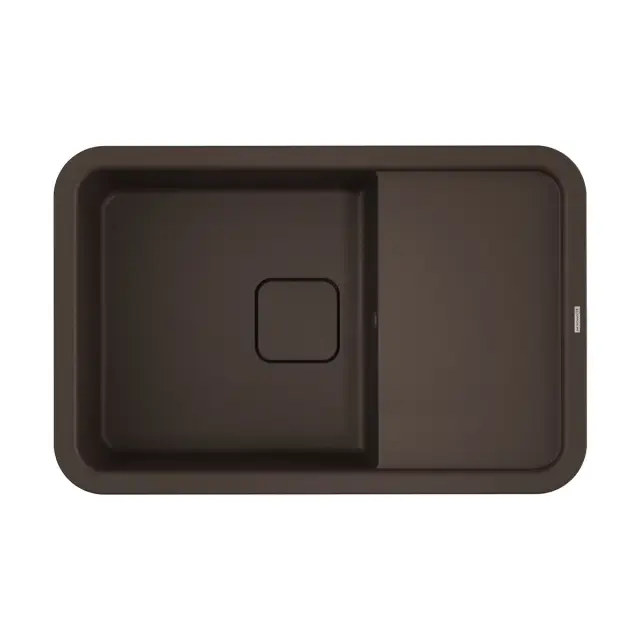 Omoikiri Tasogare 78-DC Кухонная мойка Artgranit 78x51 см, цвет: темный шоколад 4993749