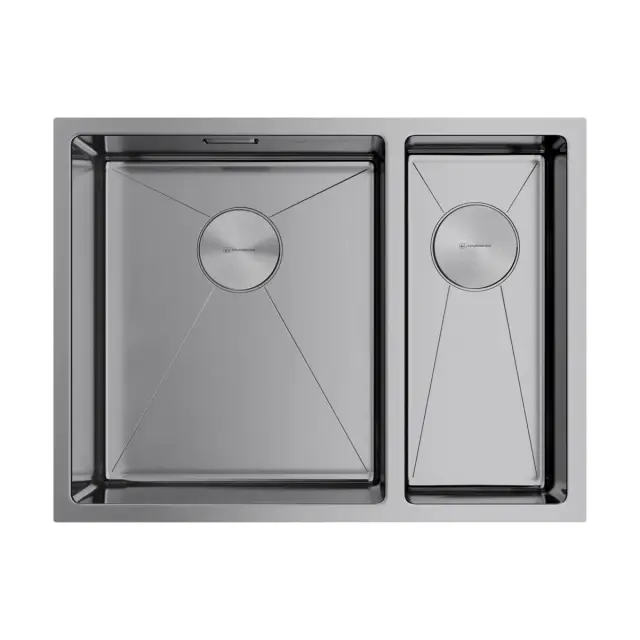 Omoikiri Taki 58-2-U/IF-L-IN Кухонная мойка нерж. сталь 58,5x44 см, цвет: нержавеющая сталь 4993768