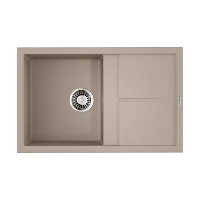Omoikiri Sumi 79-SA Кухонная мойка Tetogranit 79x50 см, цвет: бежевый 4993664