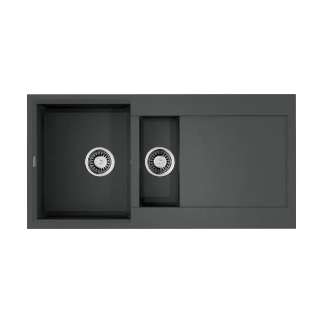 Omoikiri Sakaime 100-2-PL Кухонная мойка Tetogranit 100x50 см, цвет: платина 4993899