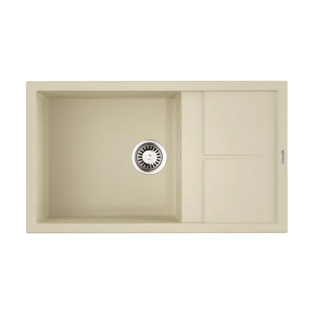 Omoikiri Sumi 86-BE Кухонная мойка Tetogranit 86x50 см, цвет: ваниль 4993647